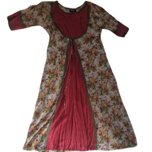 Authentic Indian Dress Size 12 Fits 14-16 - Picture 1 of 4